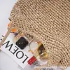 2026 Bolso Tejido de Gran Capacidad Nuevo, Bolso de Hombro, Bolso Tote para Mujer, Bolso de Paja a la Moda, Bolso de Playa, Bolso de Mano para Mujer