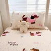 Nueva funda de almohada de algodón lavable súper suave estilo ins para dormitorio de estudiante de invierno un par de 48 cm * 74 cm funda de almohada para el hogar comodidad