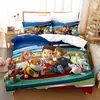 Ropa de cama con estampado digital 3D del equipo Wang Wang transfronterizo, fundas de edredón, juegos de cama de tres piezas lindos, fabricantes de AliExpress