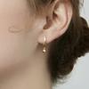 Exquisitos pendientes de lujo con incrustaciones de diamantes, ligeros y elegantes, con hebilla de plata 925 para mujer, elegantes y distintivos, con forma cuadrada, de alta gama para mujer.