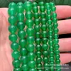 Pedras Naturais de Calcedônia Soltas Otimizadas Acessórios para Joias DIY Miçangas Artesanais Produtos Semi-acabados Contas de Jade Venda Direta do Fabricante