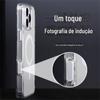 Câmera Apple 18Promax Botão Inteligente Ai Touch Compatível com Iphone17 Capa de Celular Magnética Transparente Anti-Queda