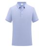 Camisa Polo de Negócios de Alta Qualidade Roupa de Trabalho Corporativa Camiseta Esportiva de Manga Curta com Gola Virada para Baixo, Camisa Cultural Publicitária com Logotipo Bordado