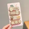 Diadema infantil para niñas, dulce borde de encaje de lunares, cierre de velcro para fijar el flequillo, no daña el cabello, accesorio para el cabello