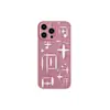 Marca de Moda Cuero Corazón de Cuervo Adecuado para Iphonexs 13Pro Max Apple 12 Funda para Teléfono Móvil para Pareja Anticaída Todo Incluido
