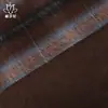 Tecido de lã xadrez bicolor dupla face com mistura de 70% lã. Fabricante de tecido para casacos de outono e inverno fornece tecido de lã grossa.