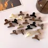 Mini pinza para el pelo de tono marrón transfronteriza, pinza pequeña de princesa para el pelo, pinza para flequillo, accesorio para el pelo, pasador