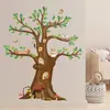 Árbol Grande Animal Primavera Planta Verde Hogar Pegatina de Pared Estudio Habitación de Niños Decoración de Fondo Transfronterizo Removible Mup2045