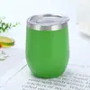 Amazon Taza de Huevo Explosión Transfronteriza Acero Inoxidable Creativa en Forma de U Termo para Vino Tinto 304 Barriga Grande Taza de Cáscara de Huevo de 12 oz