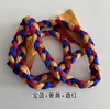 Decorações de Teto Coloridas Trançadas em Estilo Étnico, Tranças Feitas à Mão para Decoração de Palco de Casamento, Enfeites Pendentes Trançados Multicolores