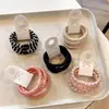Diadema de Lujo Estilo Coreano con Diseño de Código de Barras, Diadema de Alta Elasticidad a la Moda, Goma para Recoger el Cabello