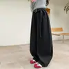 Moda Nova 2026 Calças de Pernas Largas da Moda para Meninas, Calças Longas Casuais Versáteis Estilo Coreano Soltas e Estilosas para Crianças Maiores