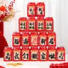 Decoraciones para Casa Nueva, Decoraciones para Fiesta de Año Nuevo, Decoraciones del Año del Cabra, Pegatinas de Cola, Suministros de Papel para Decoración de Ambiente de Cumpleaños