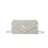 2023 nuevo bolso de mano de PU con diamantes de imitación y destellos, estilo sobre mini para cena, con cadena, clutch de fiesta, bolso de noche