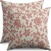 Fronha Floral Retrô Mais Vendida Transfronteiriça Almofada Creme Estilo Country Amazon Almofada Decorativa para Sofá de Casa Mesinha de Cabeceira