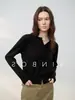 Cárdigan de Lana Tejida Cielo Soleado de Otoño para Mujer, Nuevo Estilo Otoño/Invierno, Color Sólido, Suéter Versátil de Capa Base