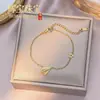 Pulsera de acero de titanio transfronteriza europea y americana nueva, no se decolora, para mujer, moderna, versátil, de alta gama, joyería de lujo ligero, no se decolora