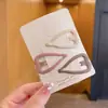 Horquilla de color marrón leche esmerilada para mujer, pinza sin costuras, pinza BB, pinza de moda para flequillo todo partido, pinza lateral para mechones rotos, accesorios para el cabello