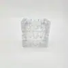 Estilo Ins Portavelas de Cristal Transparente Portavelas Cubo de Hielo Creativo Portavelas Cuadrado de Cera Portavelas Cubo de Rubik Decoración de Escritorio