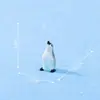 Micro Paisagem Resina Ornamentos Tamanho Antártico Pinguim Glaciar Série Leão Marinho Floco de Neve Iceberg Resina Artesanato Ornamentos