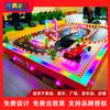 Máquina de juego comercial de celebridad de Internet arcade rayo loco coche volador equipo de carreras videojuego de celebridad de Internet paraíso infantil de la ciudad emprendimiento