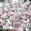 Accesorios para Uñas de Diamante con Forma Especial de Corazón Torcido con Punta Rosa para Uñas de Celebridad de Internet, Súper Brillantes
