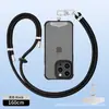 Cordón para Teléfono de Cuello Portátil Cruzado de 8 mm Hebilla Metálica de Alto Grado Ajustable Espaciador Correa para Cámara Anti-Pérdida para Exteriores