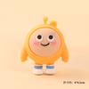 Decoración para pastel de fiesta de muñeca de huevo rojo en línea Muñeca de dibujos animados oso oso que pierde el corazón muñeca rosa oso oso muñeca vestido de cumpleaños