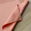 Servilletas personalizadas transfronterizas de satén 100% algodón, tela de servilleta de color liso simple para banquetes de hotel y uso doméstico, tela decorativa