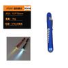 Lámpara de pluma de aluminio con escala color luz oral pupila examen lámpara de pluma luz amarilla luz blanca LED escala Lámpara de pluma enfermera