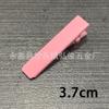 Clip de pinza plana de 3,7 cm pintura brillante clip sin costuras clip de Guangdong clip de pico de pato clip de color caramelo para flequillo accesorios de joyería para niños