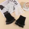 Puños de Encaje Lolita para Mujer, Mangas de Encaje Lolita, Accesorios de Cosplay de Novia Lolita, Puños Falsos