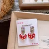 Pendientes de Clip de Resina Coloridos Lindos con Forma de Personaje de Dibujos Animados para Niñas, Accesorios de Pendientes de Lazo Corazón Explosivo