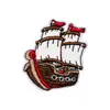 Serie de Barcos de Vela Bordado por Computadora Pegatinas de Tela Bordadas Comercio Exterior Transfronterizo Ropa Pegatinas Decorativas Parche para Agujeros DIY