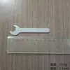 Fornecimento direto da fábrica chave de boca descartável galvanizada estampada chave simples pode amostra com ferramenta de carro chave de boca simples