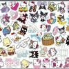 Novos adesivos 50 Peças adesivos adesivos de desenho animado classe Jardim Gato KT estrela cartão do que uma variedade de adesivos