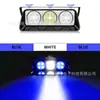 Fabricantes fornecem S14 alta potência 12LED ventosa para vidro do para-brisa dianteiro do carro luz de advertência estroboscópica pá de alerta