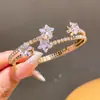 Pulsera Coreana de Resina Ins con Circonita Perla Estrella Doble Capa Moda Commute Anillo de Mano Lujo Ligero Sensación de Alta Gama Joyería de Mano para Mujeres