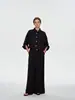 Comos Cms 2026 Lino Estilo Old Money Mono de Pierna Ancha Conjunto de Ropa de Moda para Mujer 255110