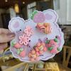 Gomas para el pelo de niños que no tiran del pelo, Gomas para el pelo de bebé, Accesorios para el pelo trenzado de niñas pequeñas, Anillos para el pelo, Accesorios para el pelo de niñas, Estilo Dinosaurio