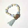 Pulsera de Cerámica Jingdezhen Nueva Pulsera de Cerámica Estilo Chino Joyería Hecha a Mano Cuerda Estilo Tíbet Puesto de Pulseras Jingdezhen