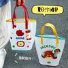 Bolsa de Praia de Gelatina Personalizada pelo Fabricante Bolsa de Mão de Desenho Animado Bolsa Tote Transparente Impermeável Bonita para Viagem Bolsa de Ombro