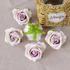 Flores de Rosa Multicolor Tela Decoración de Boda Flores de Seda Materiales de Flores Artificiales Hecho a Mano DIY Ramillete Accesorios para el Peinado 18 Colores