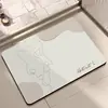 Alfombrilla de baño absorbente de alta densidad, alfombrilla de puerta de baño de tierra de diatomeas de secado rápido, alfombrilla de cocina antideslizante y resistente al desgaste