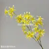 Flor de simulación rama alta Lycoris radiata flor de línea material floral arreglo floral destacado hilera de flores base Lirio de los valles Flor artificial boda mayoreo