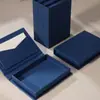 Nuevo Producto Más Vendido de Xiaohongshu, Caja de Joyería de Almacenamiento Ultra Delgada con Tapa abatible, Caja de Empaque Lista para Anillos, Collares y Joyería para Orejas
