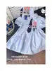 Vestido de Niña Verano 2026 Nuevo Estilo Vestido Judy Conejo Policía para Niños Estilo Preppy de Niña Pequeña Vestido de Princesa