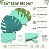 Colchonete para gato, tapete de dormir confortável, resistente a arranhões e fácil de limpar, almofada macia para gatos, adequado para sofá e chão de casa, tapete isolante para gatos e cães