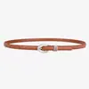 Cinturón Decorativo de Cuero para Vestido de Mujer Simple Nuevo Versátil Accesorios para Falda Jeans Sensación de Alta Gama