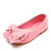 Zapatos Planos Dulces Nuevos para Niños con Lazo, Zapatos Tipo Frijol de Gamuza de Una Pierna, Talla 21-30